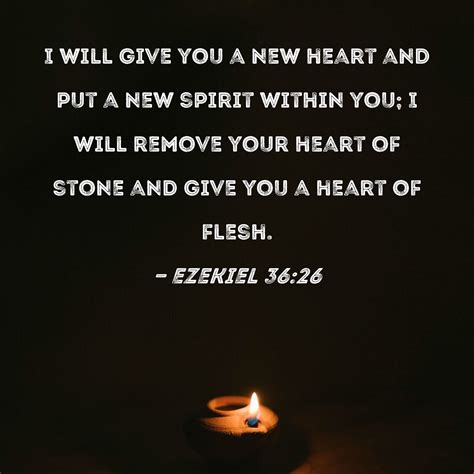 stoney heart scriptures.